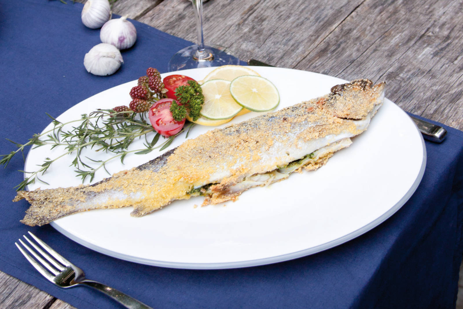 Gegrillter Fisch